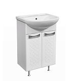 Купить тумба ванда-50 белый+ раковина ладога, stella polar. в Иваново магазин сантехники Суперстрой