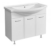 Купить тумба концепт-90 белый б/к+раковина эльбрус, stella polar. в Иваново магазин сантехники Суперстрой