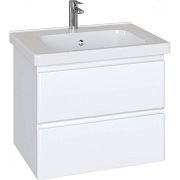 Купить тумба arista 65 подвес, 2/ящ, белая, sanstar в Иваново магазин сантехники Суперстрой