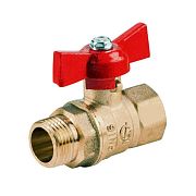 Купить кран шаровый 3/4 г/ш бабочка, aqualink в Иваново магазин сантехники Суперстрой