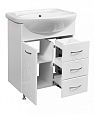 Купить тумба фантазия-65 белый+раковина элеганс, stella polar. в Иваново магазин сантехники Суперстрой