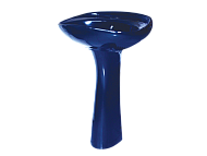 Купить раковина на пьедестале ардо синяя, оскольская керамика. в Иваново магазин сантехники Суперстрой