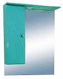 Купить зеркало-шкаф мисти-60 левое, салатовое, misty. в Иваново магазин сантехники Суперстрой