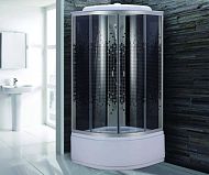 Купить душевая кабина 80*80 ng-7507-14 blacк вп мозайк, niagara в Иваново магазин сантехники Суперстрой