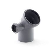 Купить отвод пвх 110*50*45 левый, россия. в Иваново магазин сантехники Суперстрой