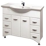 Купить тумба дрея -105 , 6 ящ. + рак-на (компл.),misty. в Иваново магазин сантехники Суперстрой