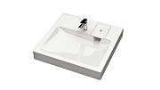 Купить раковина над стиральной машиной монако v51,белый 595х595х110+комплект кронштейнов,marrbaxx в Иваново магазин сантехники Суперстрой