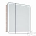 Купить зеркало-шкаф алабама 80/с, клен экрю, led, stella polar. в Иваново магазин сантехники Суперстрой