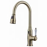 Купить смеситель vincent-sensor 31366-1 кухня с выдвижной лейкой bronze,kaiser в Иваново магазин сантехники Суперстрой