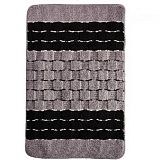 Купить коврик 445677 для ванны (60*100) черный квадраты,banyolin silver. в Иваново магазин сантехники Суперстрой