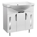 Купить тумба сильва-80 белый+ раковина эрика ,stella polar. в Иваново магазин сантехники Суперстрой