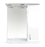 Купить зеркало-шкаф астра-60 правое свет, misty. в Иваново магазин сантехники Суперстрой