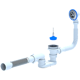 Купить обвязка е055 д/ванны с гибкой трубой , ани . в Иваново магазин сантехники Суперстрой