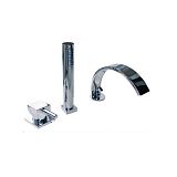 Купить смеситель на борт ванны trit12, triton. в Иваново магазин сантехники Суперстрой