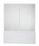 Купить шторка для ванны ахин/атланта/индика/неп (4 ств.пласт), bas. в Иваново магазин сантехники Суперстрой