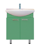 Купить тумба джулия - 75 салатовая, misty. в Иваново магазин сантехники Суперстрой