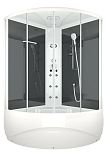 Купить душевая кабина domani vitality high 120*120 вп пс-черные задние стенки в Иваново магазин сантехники Суперстрой