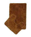 Купить набор ковриков 2 предмета 60*100 коричневый, zalel. в Иваново магазин сантехники Суперстрой