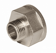 Купить переходник никель 3/4 нар * 1 1/4 внутр,китай. в Иваново магазин сантехники Суперстрой