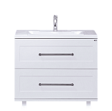 Купить тумба марта-100 напольная белая + рак. evva-100 , misty. в Иваново магазин сантехники Суперстрой