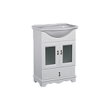 Купить тумба напольная варна 75с (1ящ) белый+рак элеганс, good door. в Иваново магазин сантехники Суперстрой