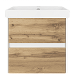 Купить тумба подвесная адриана - 55  с 2 ящ.+ раковина , misty. внимание, уцененный товар! в Иваново магазин сантехники Суперстрой