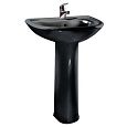 Купить раковина на пьедестале престиж-55 черный, старый оскол. в Иваново магазин сантехники Суперстрой