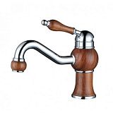 Купить смеситель для раковины wood 61011,kaiser в Иваново магазин сантехники Суперстрой