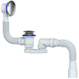 Купить обвязка s122e д/ванны с гибкой трубой,unicorn. в Иваново магазин сантехники Суперстрой