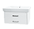 Купить тумба нью-йорк-80 подвесная 2 ящ. +раковина олимпия, misty. в Иваново магазин сантехники Суперстрой