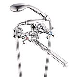 Купить смеситель для ванны с душем qfu7-а827, g-lauf. в Иваново магазин сантехники Суперстрой