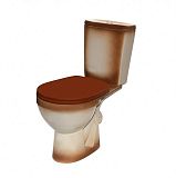 Купить компакт-унитаз рио коричневый, rosa. в Иваново магазин сантехники Суперстрой