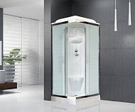 Купить душевая кабина royal rb 80нр6-wc-ch,80*80*217,нп мс,белая задняя стенка в Иваново магазин сантехники Суперстрой