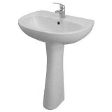 Купить раковина на пьедестале версия крап на белом, перелив, воротынск. в Иваново магазин сантехники Суперстрой