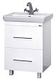 Купить тумба елена - 60  с 2 ящ.  направ. с доводчиком белая,misty. в Иваново магазин сантехники Суперстрой