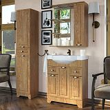 Купить тумба кармела-75 карпатcкая ель+ раковина байкал,stella polar. в Иваново магазин сантехники Суперстрой