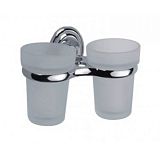 Купить держатель 2 стаканов  нв1508, haiba. в Иваново магазин сантехники Суперстрой