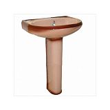 Купить раковина на пьедестале воротынск декор бежевый,без отверстия, воротынск. в Иваново магазин сантехники Суперстрой