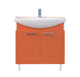 Купить тумба джулия - 85  оранжевая, misty. в Иваново магазин сантехники Суперстрой