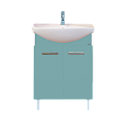 Купить тумба джулия - 65  голубая, misty. в Иваново магазин сантехники Суперстрой