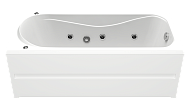 Купить ванна акриловая стайл 1600*700 с гидромассажем, bas. в Иваново магазин сантехники Суперстрой