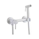 Купить смеситель а57503-8 с гигиенической лейкой, белый fashum. в Иваново магазин сантехники Суперстрой