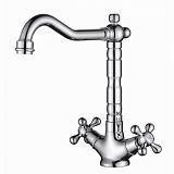 Купить смеситель carlson style 44233 кухня ,kaiser в Иваново магазин сантехники Суперстрой