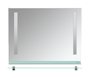 Купить зеркало джулия -105 с полочкой 12 мм  голубое,misty. в Иваново магазин сантехники Суперстрой