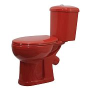 Купить компакт-унитаз дора-антивсплеск стандарт,красный, старый оскол. в Иваново магазин сантехники Суперстрой