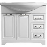 Купить тумба кармела-85 ольха белая +раковина элеганс-85,stella polar. в Иваново магазин сантехники Суперстрой