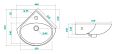 Купить раковина ирис-36 1wh110514 угловая, santek. в Иваново магазин сантехники Суперстрой