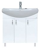 Купить тумба балтика - 75  прямая , белая, misty. в Иваново магазин сантехники Суперстрой