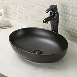 Купить раковина mln а433-cbk-m(черная матовая), melana. в Иваново магазин сантехники Суперстрой