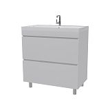 Купить тумба памелла-80,2ящика, белая+ раковина стандарт-80 ,stella polar. в Иваново магазин сантехники Суперстрой